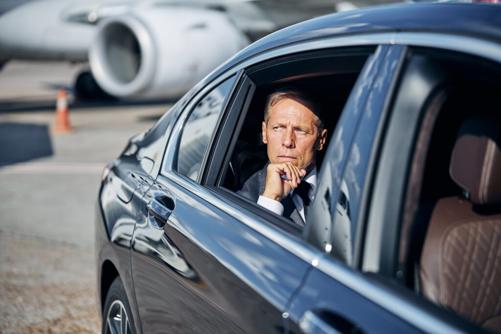mature elegant man during transfer after landing 2024 10 19 21 51 34 utc